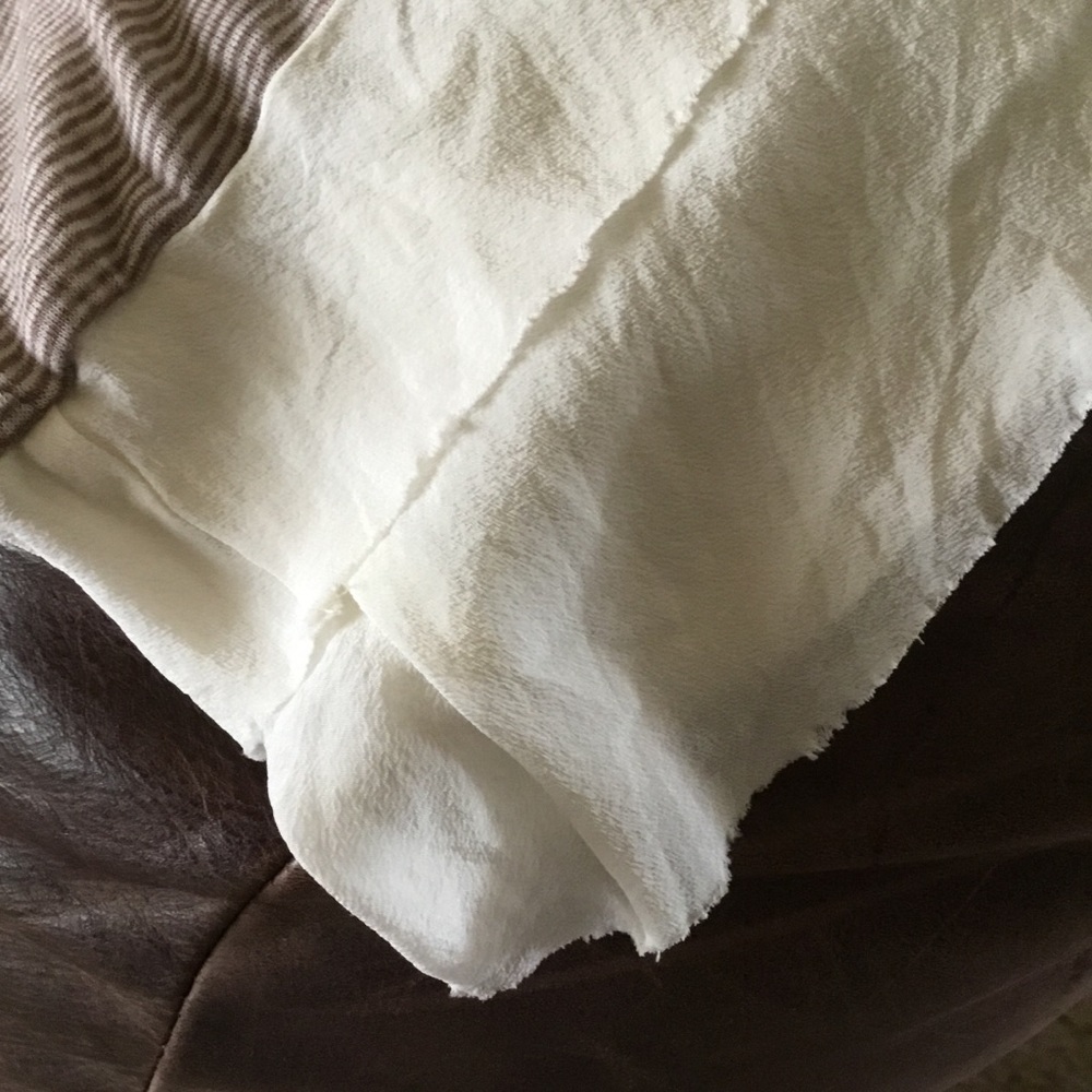 ANTHROPOLOGIE CAMILLE TANK WITH 100% RAW SILK HEM - Picture 4 of 8
